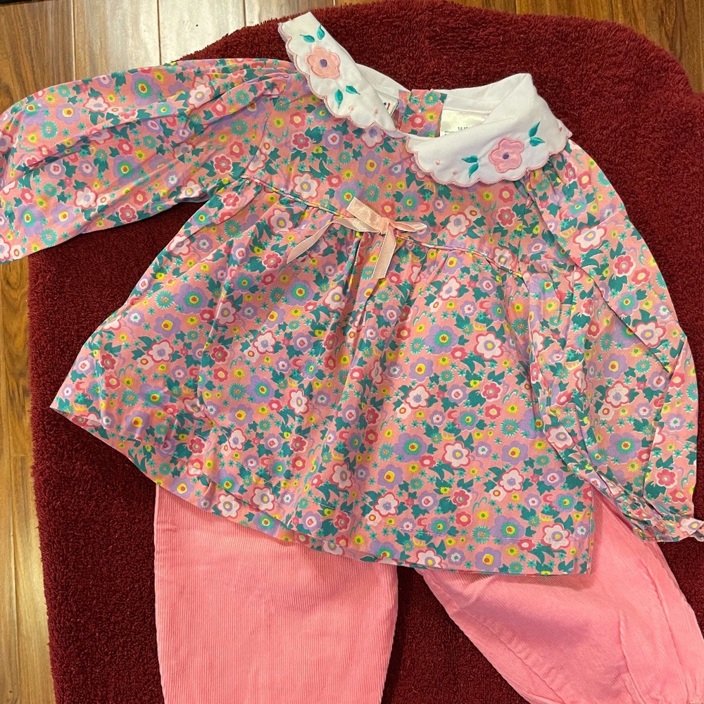 2-piece matching top and pants by Small Steps for Infants.